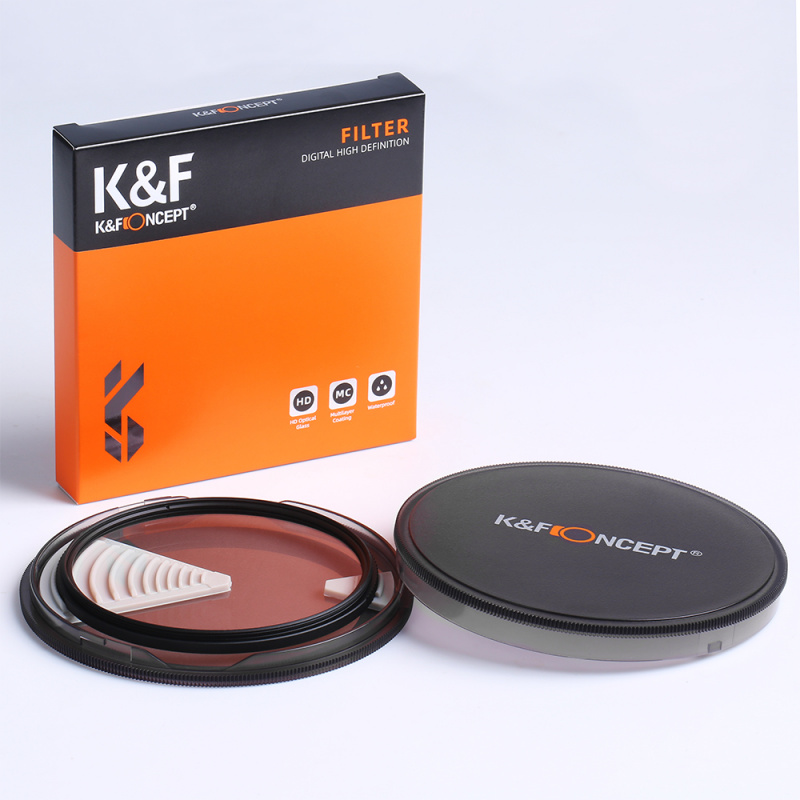 K&F Concept UV Filter Lens Multi Coated Protection Nanotech Coatings Ultra Slim 49mm 52mm 58mm 62mm 67mm 77mm 86mm 95mm