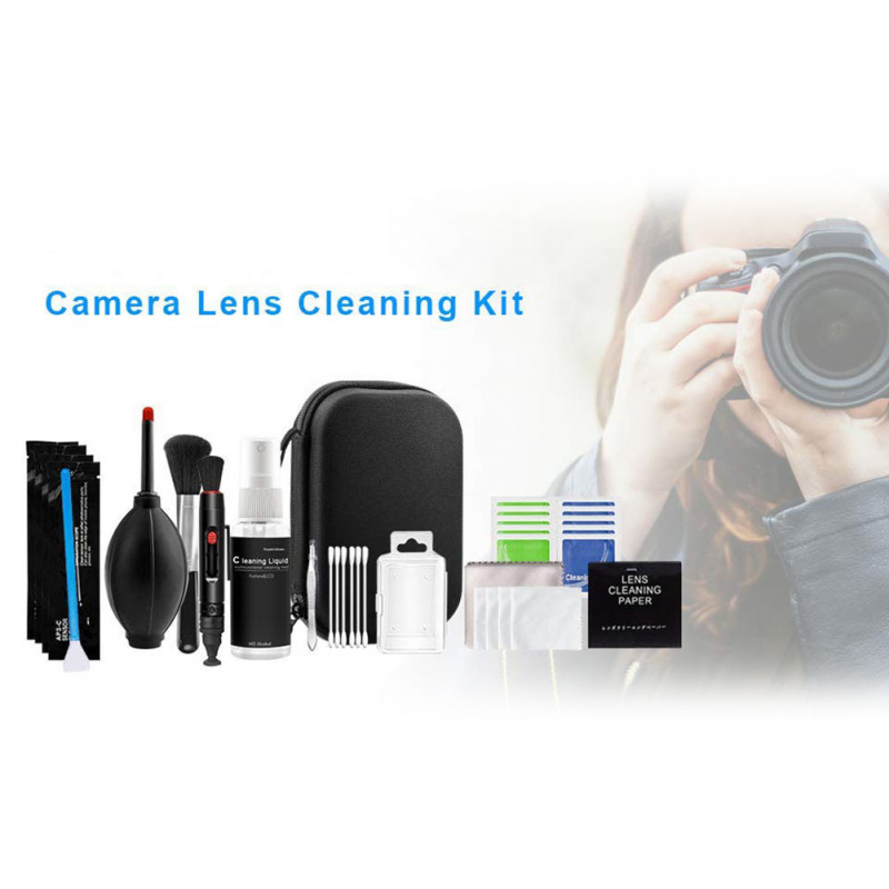47pcs Camera Cleaner Kit DSLR Lens Digital Camera Sensor Cleaning with Brush for Sony Fujifilm Nikon