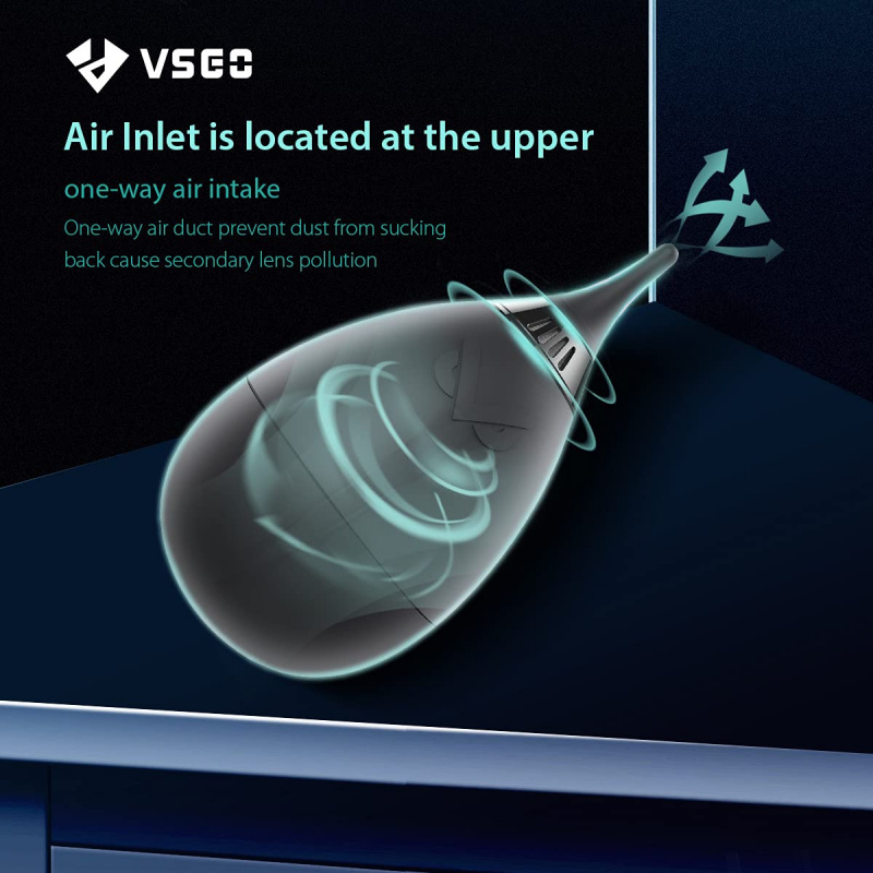 VSGO 專業不倒翁鼓風機 V-B01E 帶過濾器的橡膠球，適用於尼康、索尼、佳能相機鏡頭和傳感器清潔