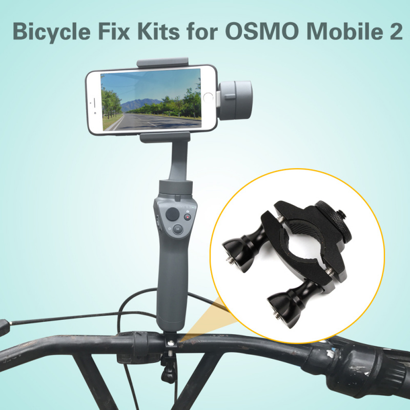 適用於 GoPro Hero 8 7 6 5 4 3+ Yi 4K Plus Lite 米家迷你相機的自行車自行車車把安裝夾架 1 4 英寸三腳架夾架