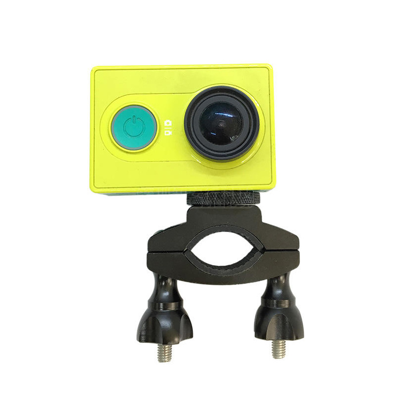 適用於 GoPro Hero 8 7 6 5 4 3+ Yi 4K Plus Lite 米家迷你相機的自行車自行車車把安裝夾架 1 4 英寸三腳架夾架