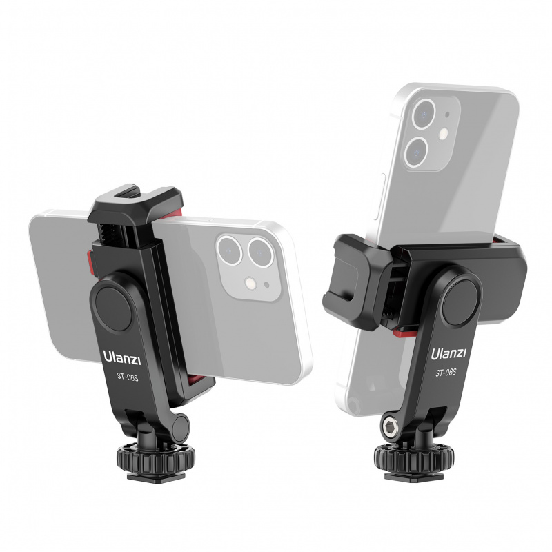 Ulanzi ST-06S 垂直拍攝手機支架支架 DSLR 相機顯示器支架三腳架支架支架適用於智能手機 Vlog 拍攝新