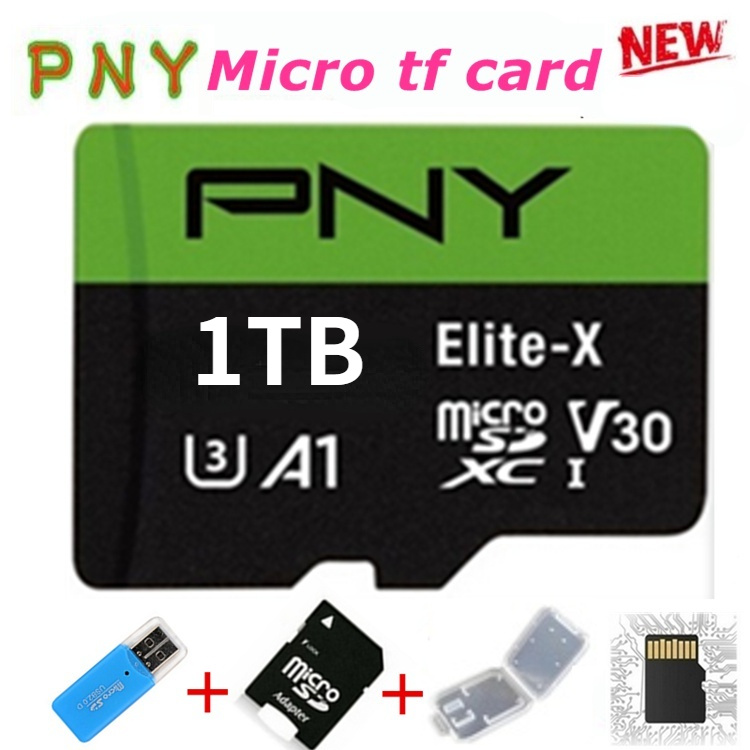 便携式 PNY 高速 1TB 512GB 256GB USB 驱动器 Micro SD Micro SDHC Micro SD SDHC 卡 10 UHS-1 TF 存储卡 + 读卡器