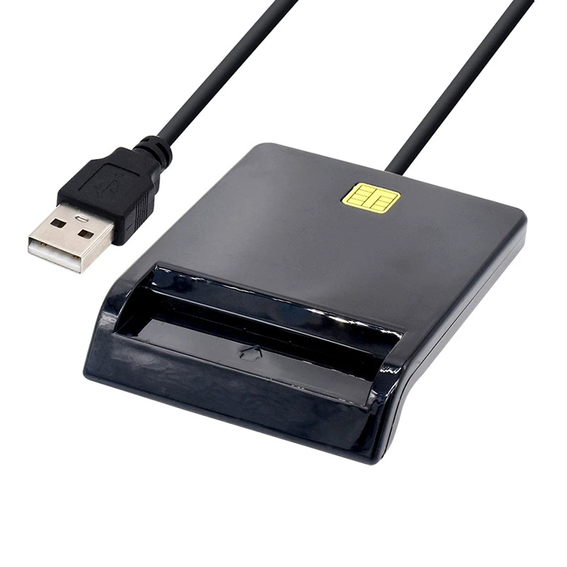 X01 USB 智能卡讀卡器，用於銀行卡 IC ID EMV 讀卡器，高質量，適用於 Windows 7 8 10 Linux OS USB-CCID ISO 7816