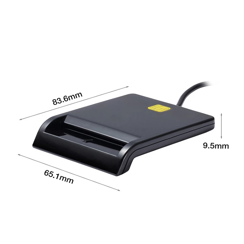 X01 USB 智能卡讀卡器，用於銀行卡 IC ID EMV 讀卡器，高質量，適用於 Windows 7 8 10 Linux OS USB-CCID ISO 7816