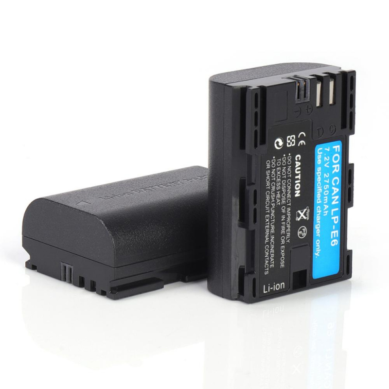 2750mAh LP-E6 LPE6 Camera Battery For Canon for EOS 5D Mark II 2 III 3 6D 7D 60D 60Da 70D 80D 90D DSLR for EOS 5DS