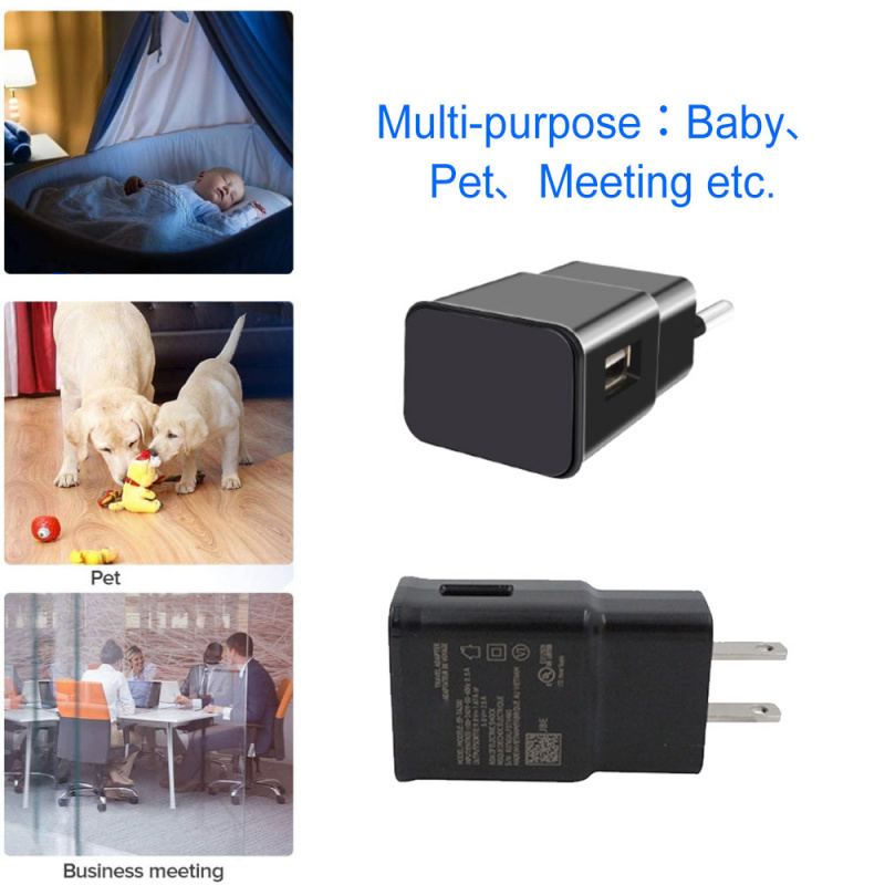 Mini Camera 1080P Video Recorder US EU Plug Charger USB Surveillance Cameras with WIFI Smart Home Security
