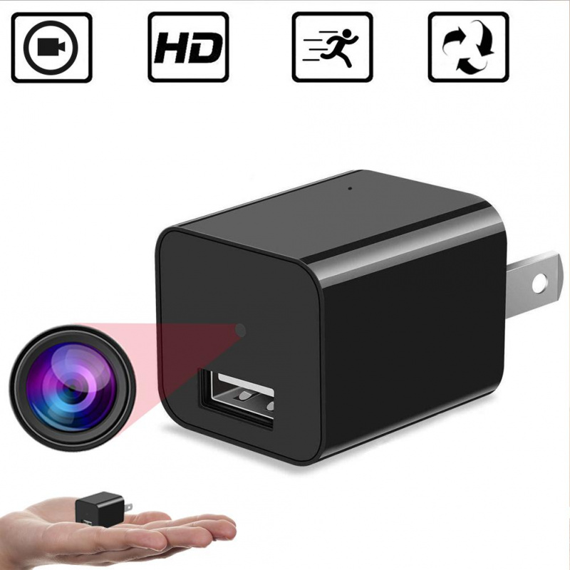 高清 1080P 無線 USB 充電器迷你攝像頭監控攝像頭帶 wifi 錄像機智能家居安全保護