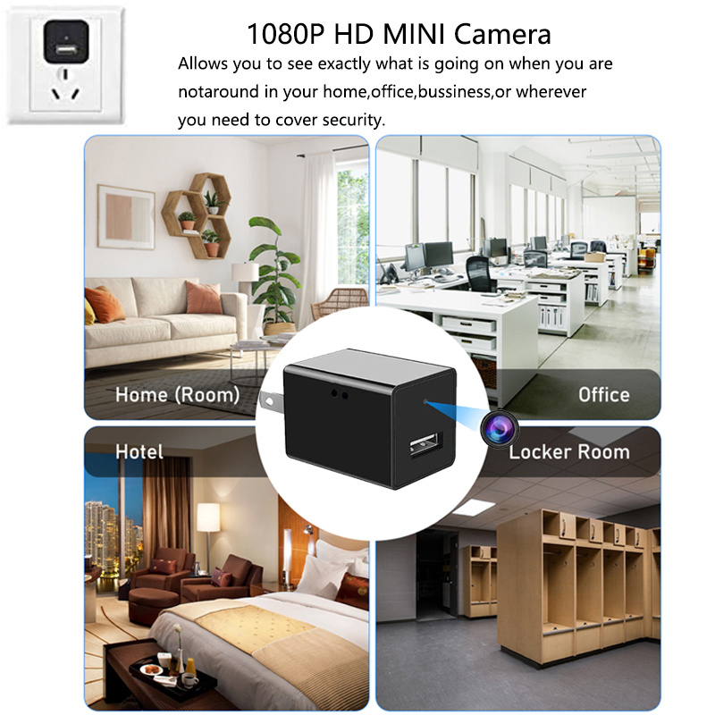 WIFI Mini Cameras Micro Cam US EU Plug USB Charger Spia Hiden Espion Camcorder Smart Video Recorder O