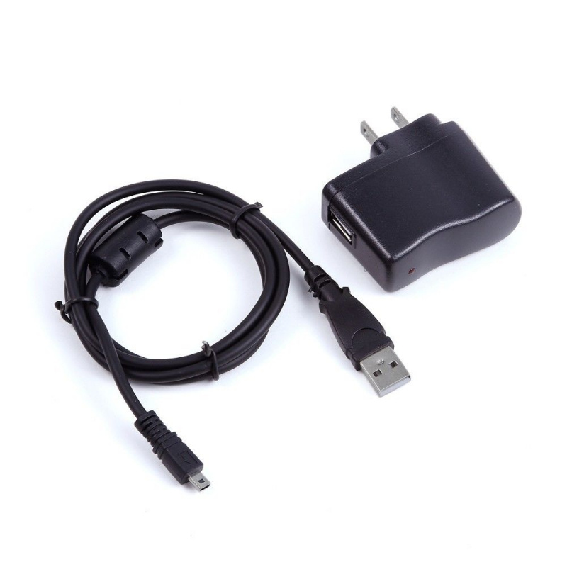 USB AC DC 電源適配器相機電池充電器 + 尼康 Coolpix S3300 的 PC 線