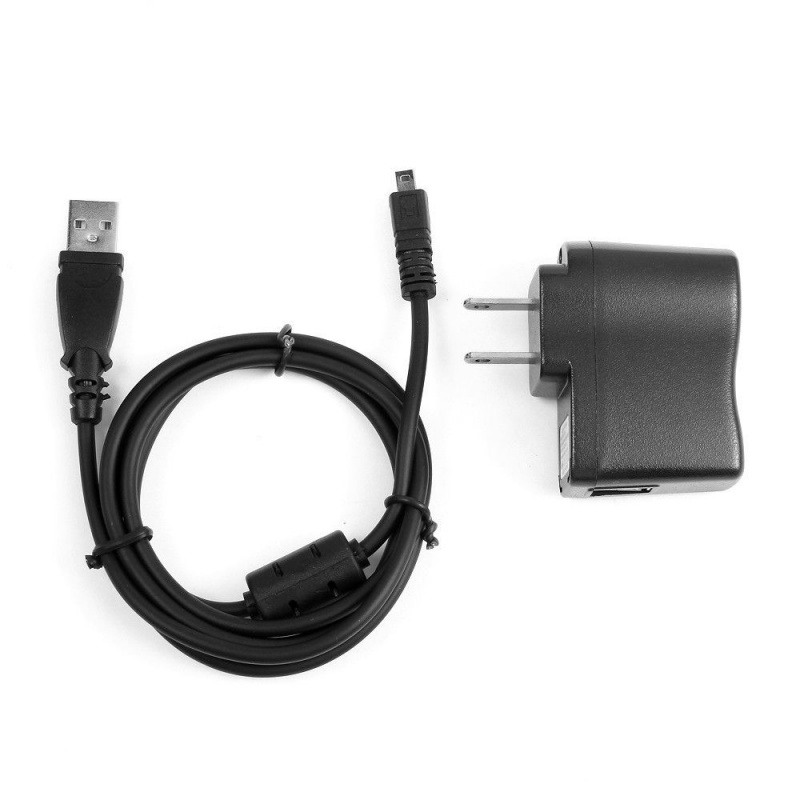 USB AC DC 電源適配器相機電池充電器 + 尼康 Coolpix S3300 的 PC 線