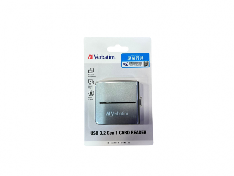 Verbatim USB 3.2 Gen 1 讀卡器 (65678)