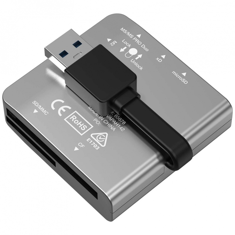 Verbatim USB 3.2 Gen 1 讀卡器 (65678)