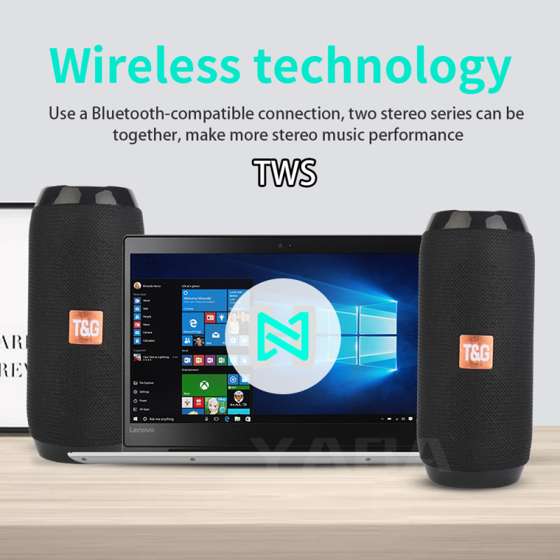 Portable Speaker Wireless  Bluetooth-compatible Subwoofer Outdoor Waterproof Loudspeaker Stereo Surround Support FM RadioTF