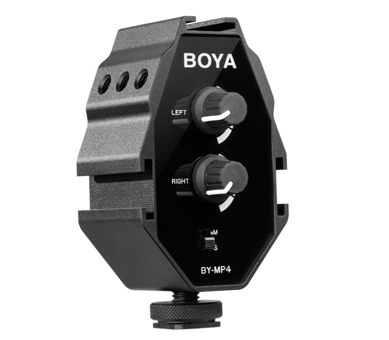 BOYA BY-MP4 雙聲道音頻適配器
