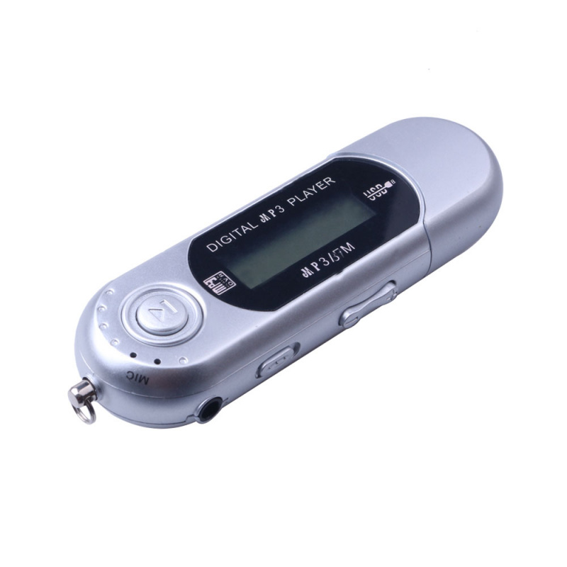 2021 USB MP3 音樂播放器數字液晶屏 4G 存儲收音機帶 FM 功能 Mp3 播放器
