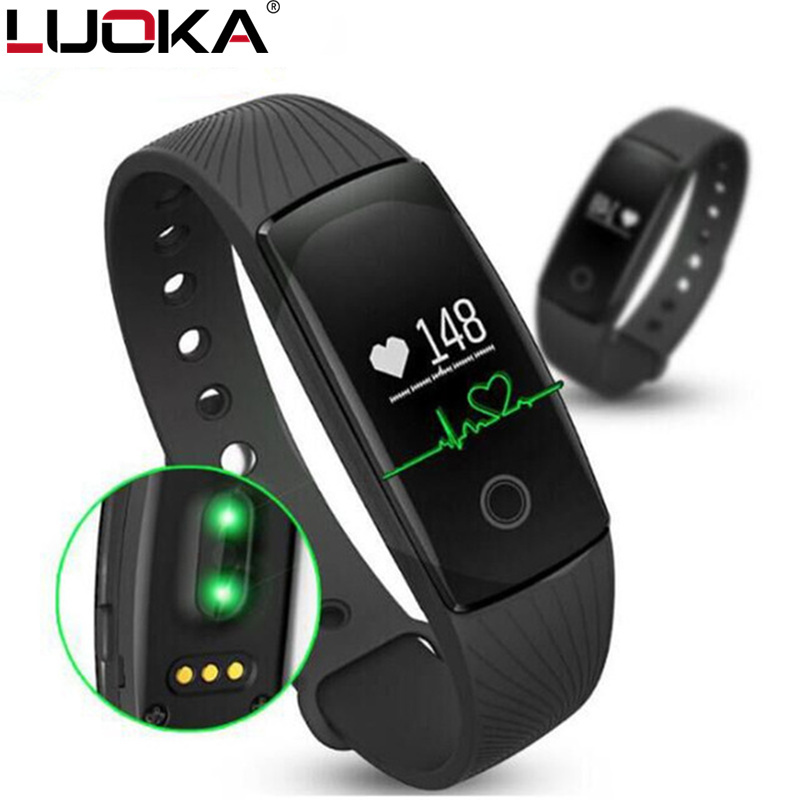 LUOKA智能手環心率監測腕帶健身安卓iOS智能腕帶PK小米Miband2