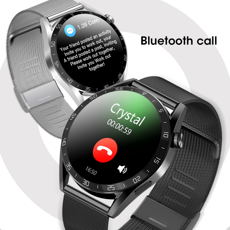 適用於手機華為小米手錶 GT3 智能手錶男士 Android IOS 藍牙通話防水智能手錶 2022 男士 360 360 顯示屏