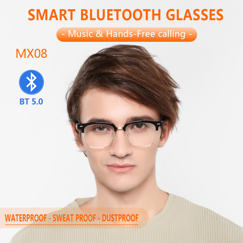 新款藍牙智能眼鏡男女耳機音樂無線太陽鏡防藍光適合遊戲駕駛旅行