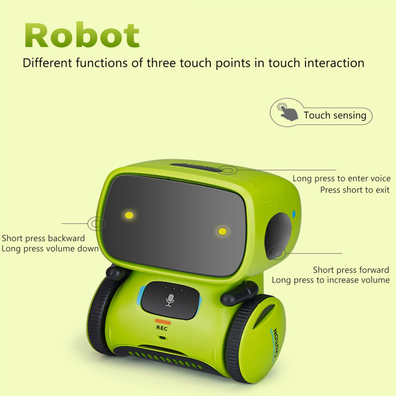 最新型智能机器人舞蹈语音指令3种语言版本触摸控制玩具互动机器人玩具儿童礼物
