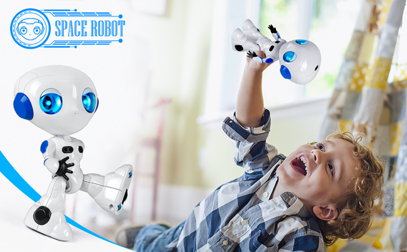 智能感應遙控機器人 DIY 組裝電記錄跟隨機器人傳感器避障兒童益智玩具