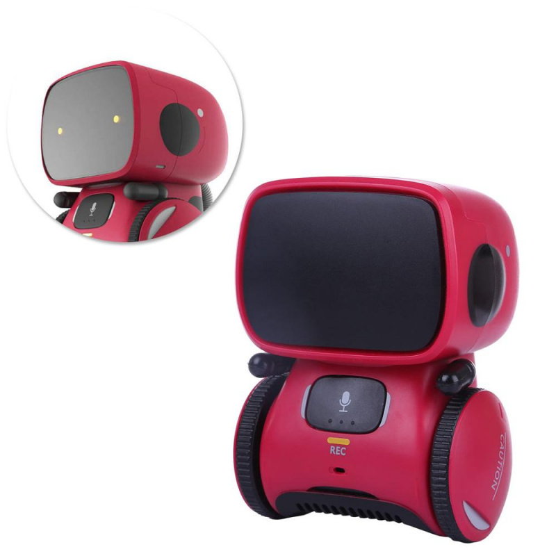 聲光智能機器人舞蹈音樂錄音對話觸摸感應控制互動玩具智能機器人兒童禮物