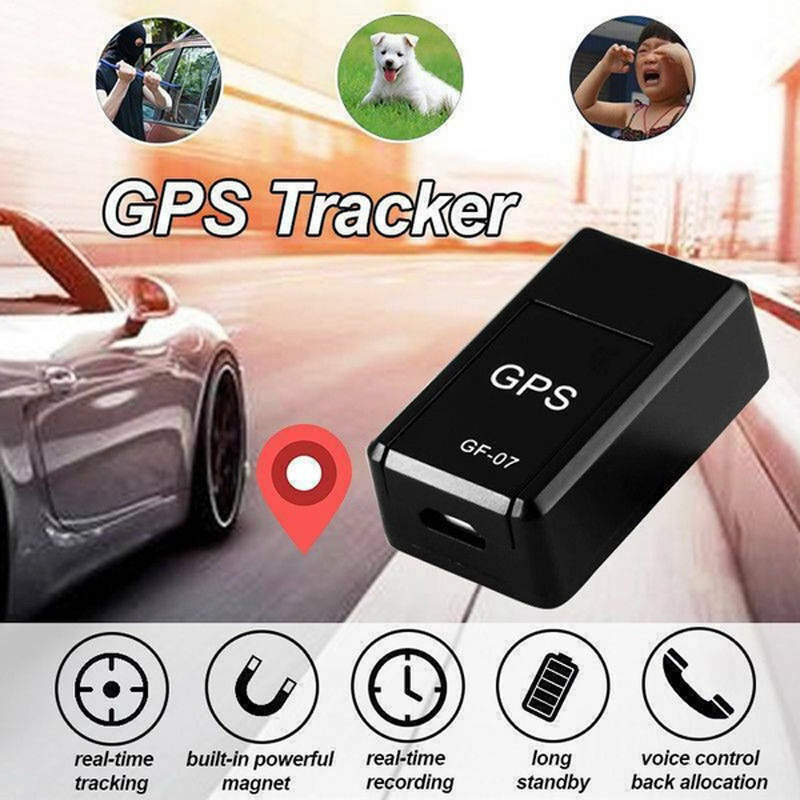 迷你 GF07 GPS 實時汽車定位器跟踪器磁性 SIM 卡 GSM GPRS 汽車寵物實時防丟失記錄跟踪設備
