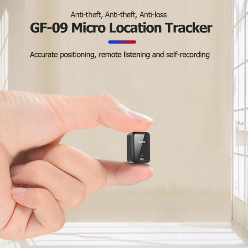 GF09 GPS定位器遠程監聽迷你車GPS定位器實時追踪器老人和兒童防丟定位器