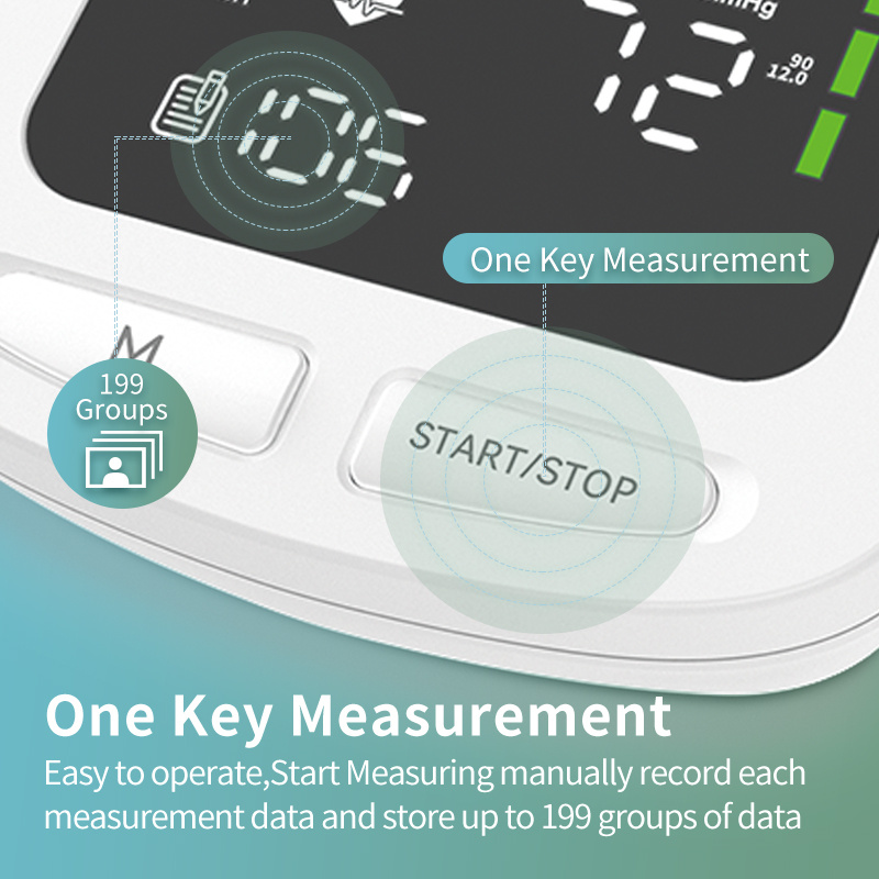 CONTEC 便攜式自動數字血壓計 BP Monitor 監測水平血壓計大 LED 顯示屏 08C 08E
