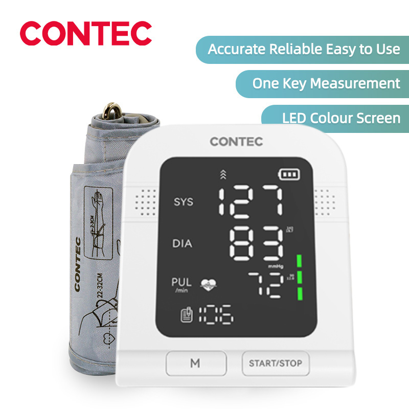 CONTEC 監控水平血壓計大屏幕電動上臂血壓計CONTEC08C