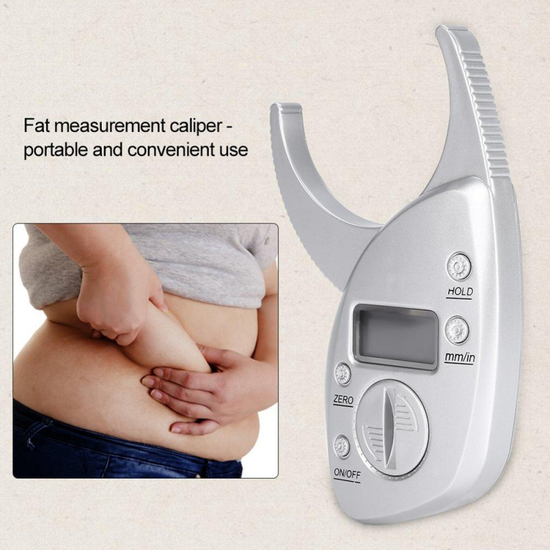 Body Fat Caliper Tester Scales Fitness Monitors Analyzer Digital Skinfold Slimming Measuring instruments Electr