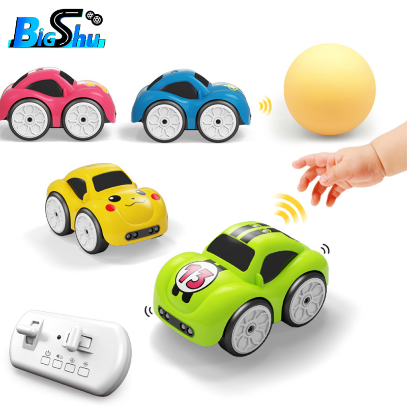 卡通兒童遙控車，智能手勢感應避障跟隨遙控車體感車兒童玩具