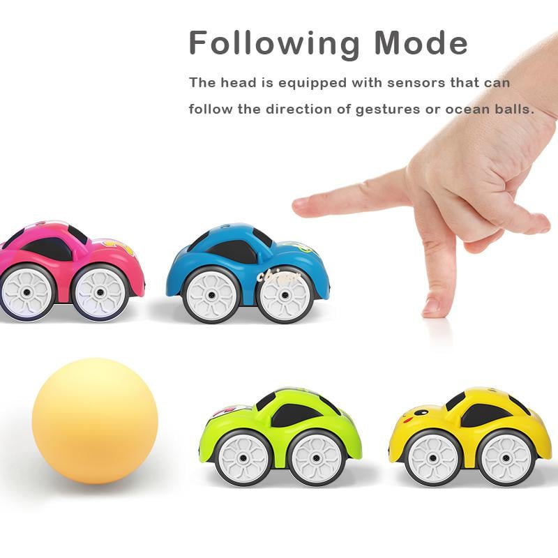 卡通兒童遙控車智能手勢感應避障跟隨遙控車體感車兒童玩具