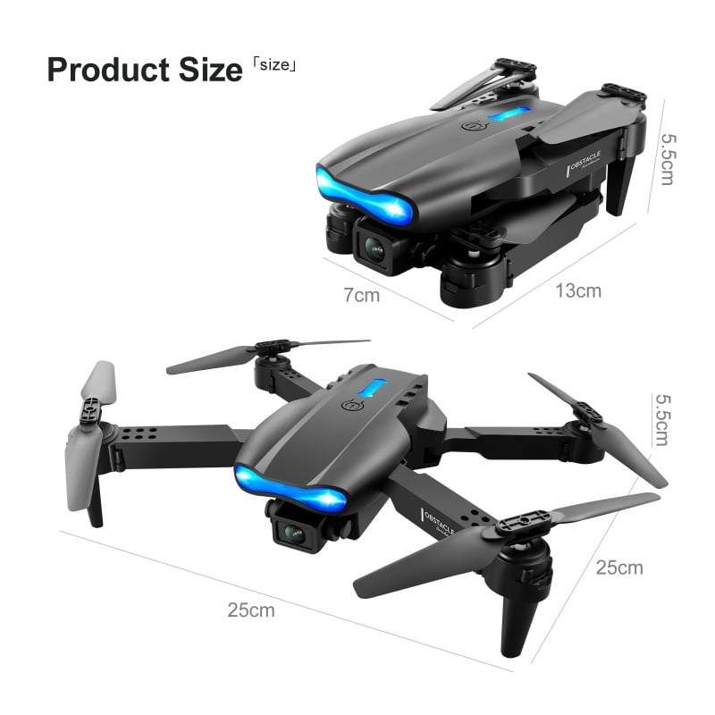 E99 K3 Pro RC 迷你無人機最佳 4K 高清雙攝像頭空中 WIFI FPV 避障可折疊專業四軸飛行器無人機玩具