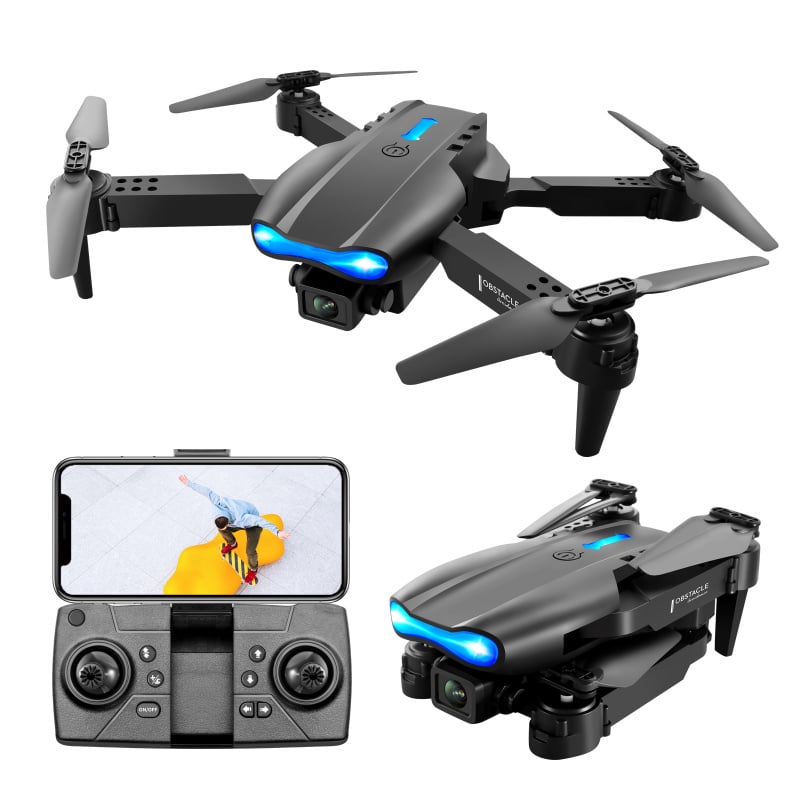 E99 K3 Pro RC 迷你無人機最佳 4K 高清雙攝像頭空中 WIFI FPV 避障可折疊專業四軸飛行器無人機玩具