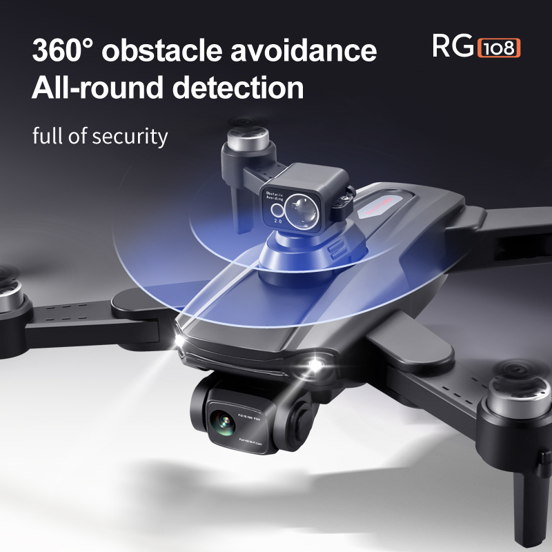 2022 全新 RG108 MAX GPS 無人機 8K 專業雙高清攝像頭 1.2KM FPV 航拍無刷電機 RC 四軸飛行器玩具