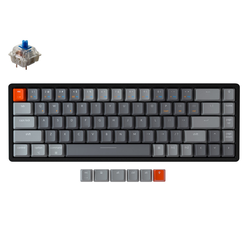 Keychron K6 68鍵 鋁框 Gateron 機械鍵盤 RGB