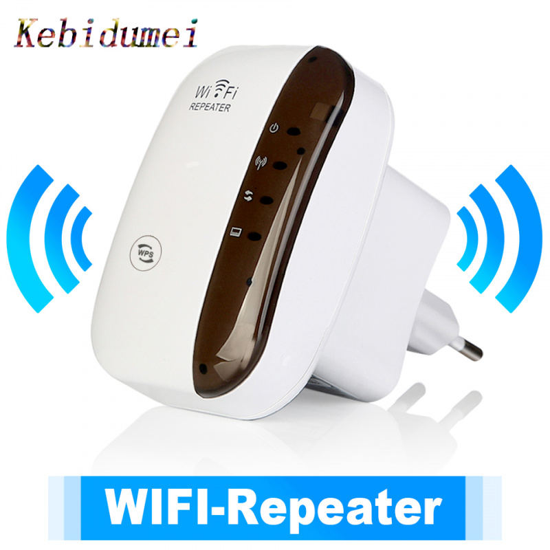 kebidumei Wps 路由器 300Mbps 無線 WiFi 中繼器 WiFi 路由器 WIFI 信號增強器 網絡放大器 中繼器 擴展器 WIFI Ap