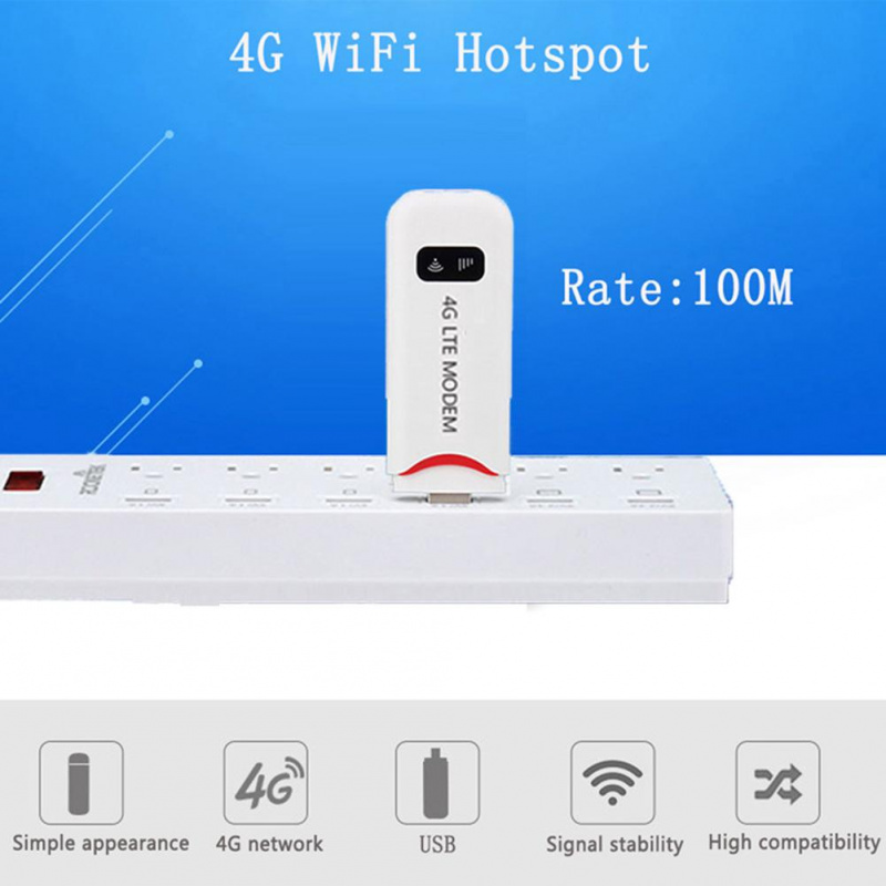 4G 3G Portable 100Mbps USB Wifi Router Repeater Wireless Signal Extender Booster Supporting Multi-Band FD