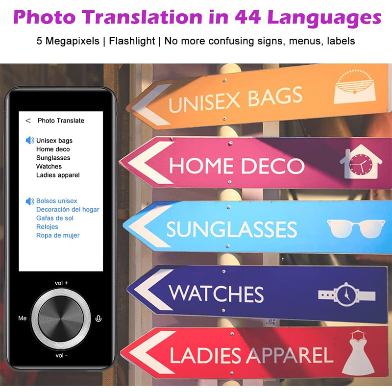 M9語言翻譯設備照片翻譯離線翻譯108種語言雙向語音翻譯中的智能翻譯