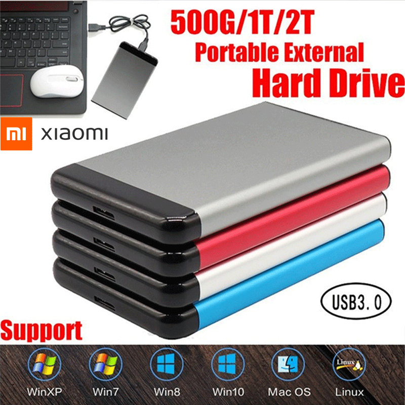 筆記本電腦100% Original HDD Portable USB3.0 Mobile Hard Drive 1TB 2TB 4TB 8TB 12TB Capacity Expander External Storage Device for Laptop