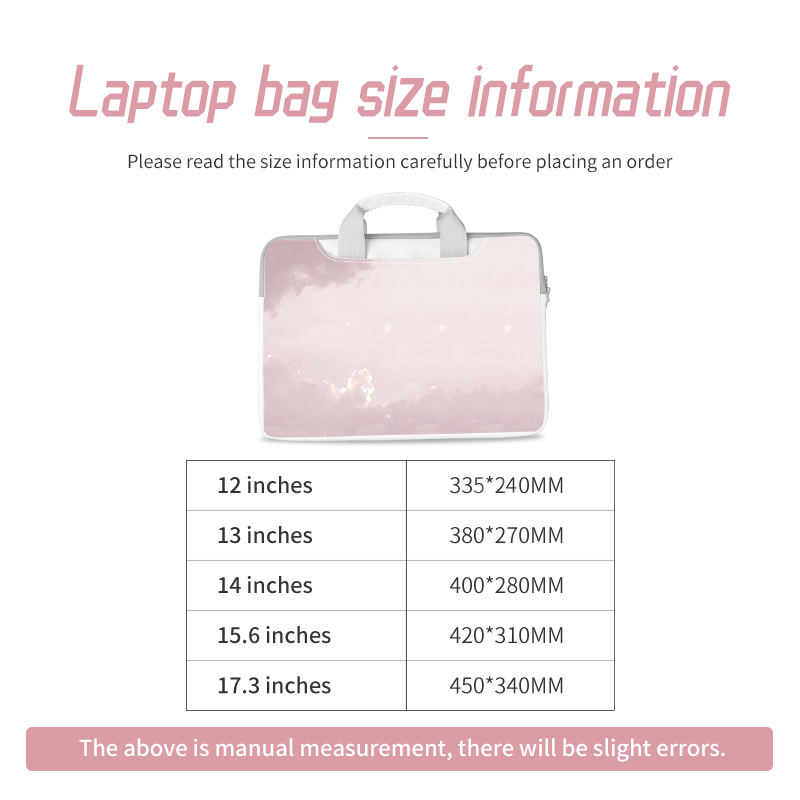 電競筆記本電腦Laptop Bag Sleeve 13 14 15 16 Inch For Macbook Pro Air 13.3 Notebook Computer Case ASUS Dell Lenovo Xiaomi Cute Cartoon Hand