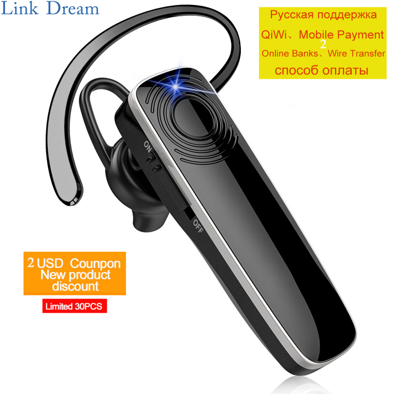 Link Dream 藍牙 5.0 耳機高清聲音無線耳機耳機 720 小時待機，帶 CVC6.0 麥克風，適用於 iPhone 小米駕駛