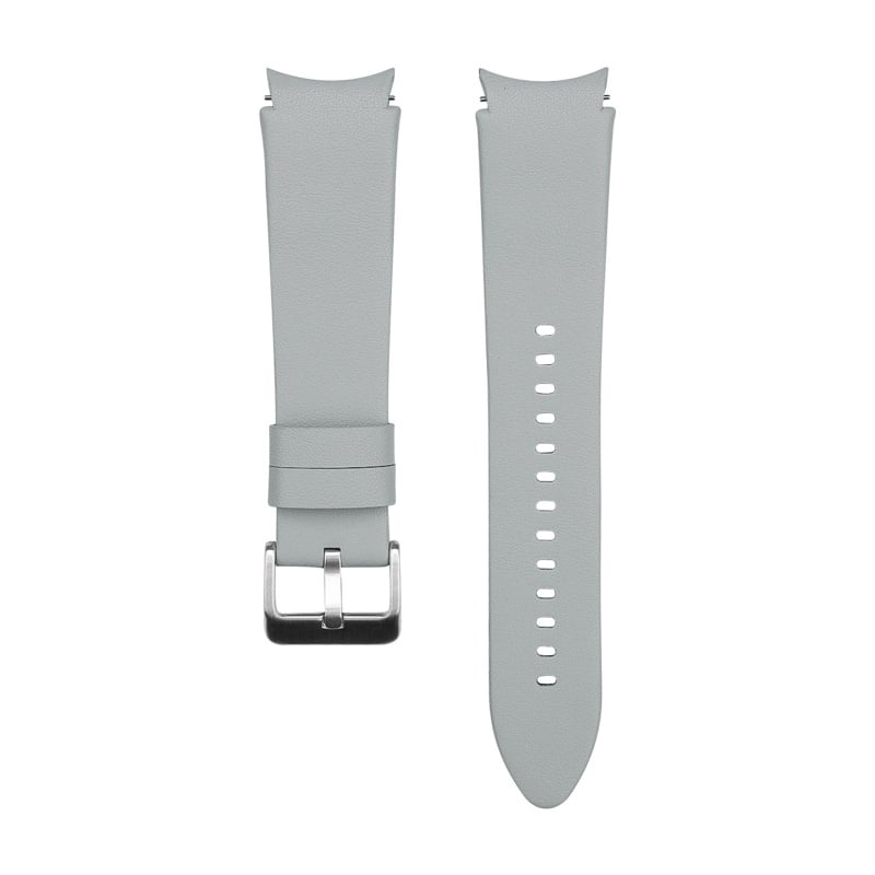 適合三星 Galaxy Watch 4 智能手錶腕帶環手鍊替換防水帶防汗的皮革錶帶