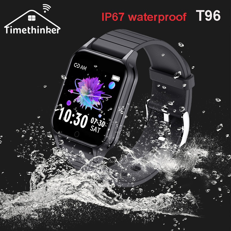 Timethinker 智能手錶 體溫檢測 IP67 防水 健康監測 運動追踪器 智能手環 T96