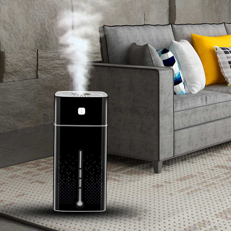 家用空氣淨化器 Essential Aromas 香油擴散器 7 色 LED 夜燈淨化器辦公室車房超聲波 USB 更換