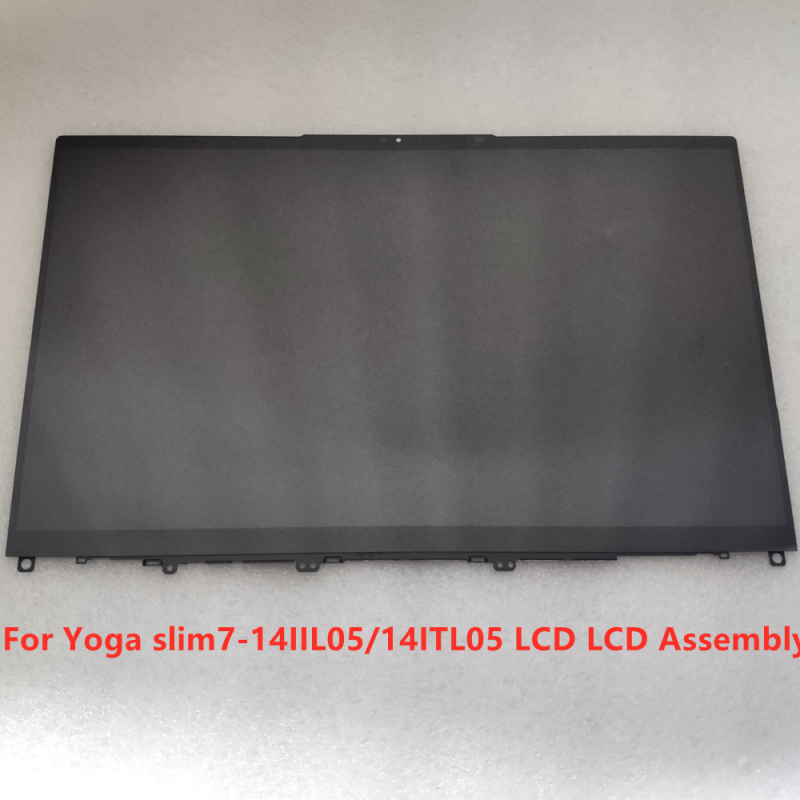 筆記本電腦適用於聯想 Yoga Slim 7-14IIL05 4ITL05 筆記本電腦液晶組件 FHD 1920 1080 B140HAN06.8 Fru 5D10S39645
