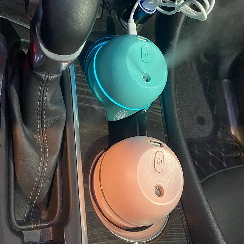 空氣加濕器超聲波空氣淨化器帶 LED 燈用於汽車家庭辦公室阿爾法羅密歐 159 156 147 giulia 汽車配件