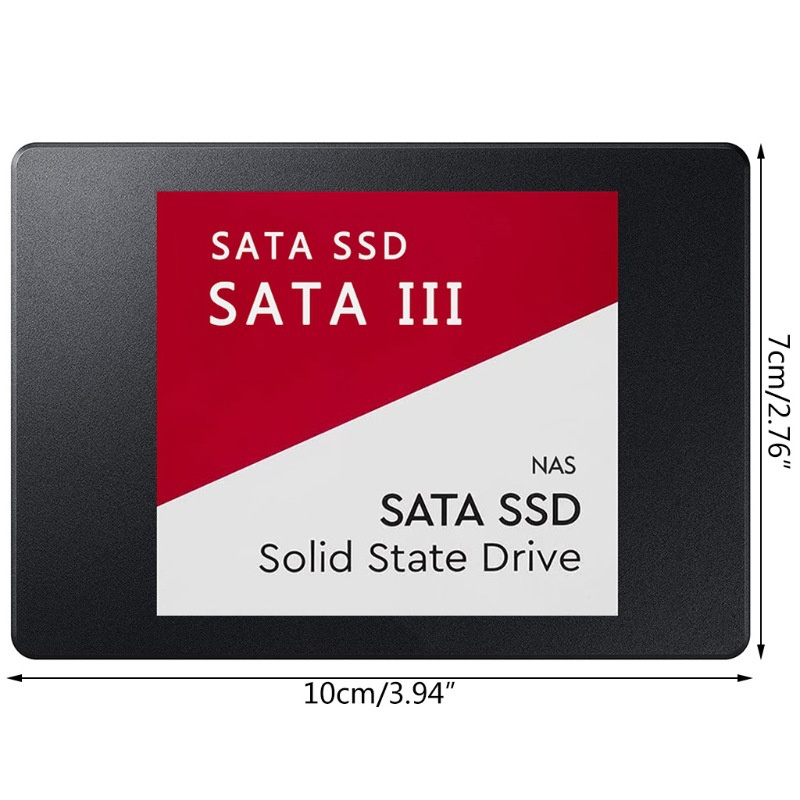 筆記本電腦SSD 1TB 硬盤驅動器磁盤 sata3 2.5 英寸 ssd TLC 500MB s 內部固態驅動器，適用於筆記本電腦和台式機