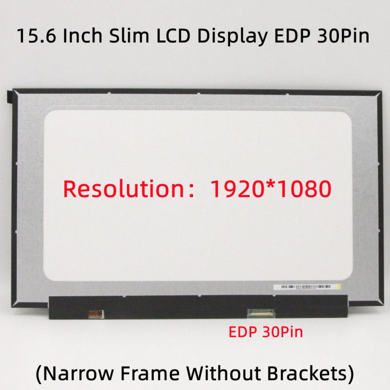 筆記本電腦15.6 LED 超薄 30Pin 液晶顯示面板筆記本電腦屏幕更換 NV156FHM N61 B156HTN06.1 N156HGA EA3 LM156LFCL01 LM156LFCL